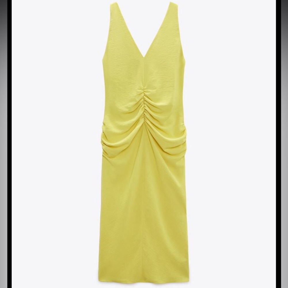 Zara Vibrant Yellow Dress